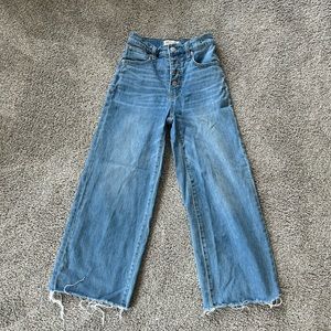 Madewell Wide Leg Crop Size 23